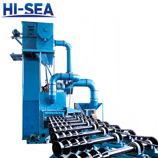 Steel Pipe Sand Blasting Machine